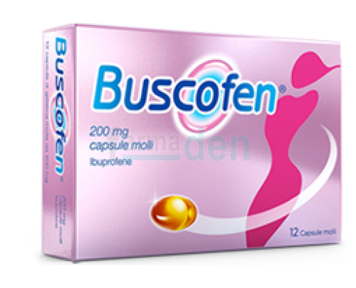 Buscofen 12 capsule molli 200 mg