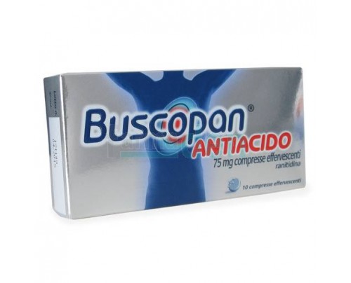 Buscopan Antiacido 10 Compresse Effervescenti 75 Mg