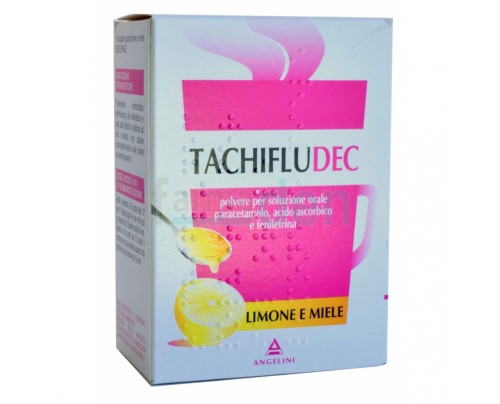 Tachifludec 10 bustine gusto limone e miele